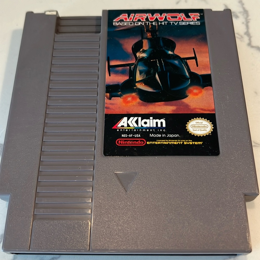 Airwolf NES Game